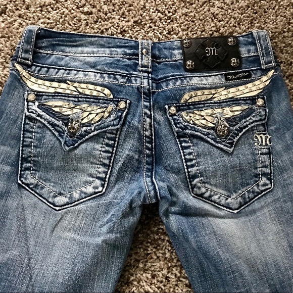 Miss Me Denim - 🎉HP 4/17🎉 EUC MissMe Wings BootCut Jeans Size 26